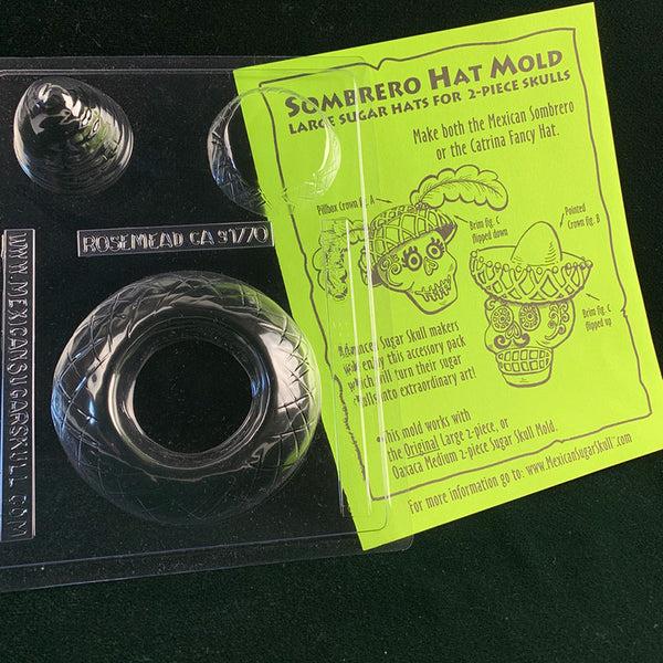sugar skull Large Sombrero Hat Mold