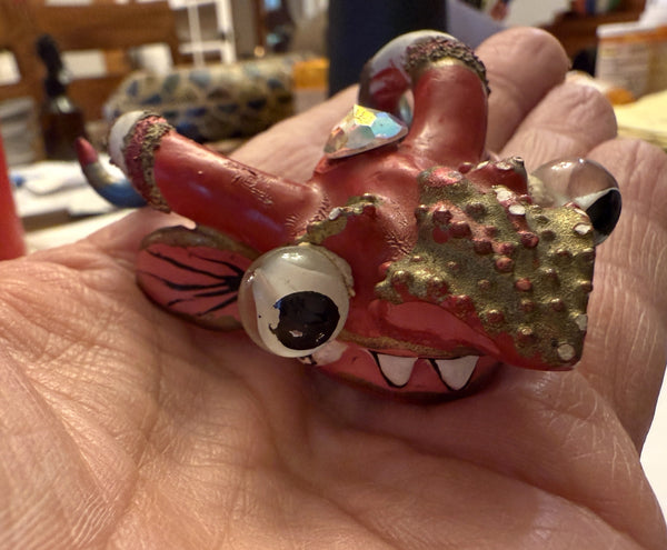 sugar skull Mask - Mini Devil