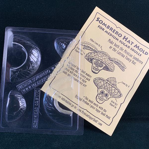sugar skull Medium Sombrero Hat Mold