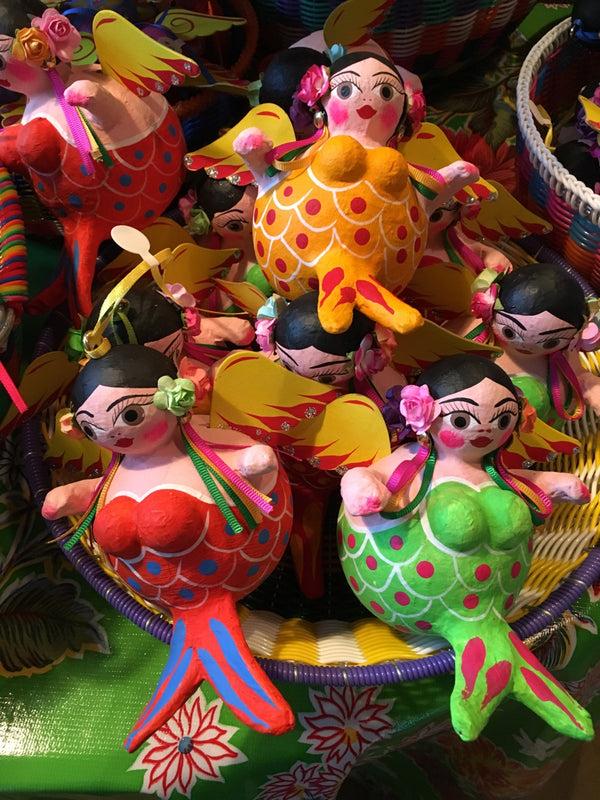 sugar skull Mermaid Ornaments