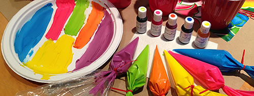 sugar skull Neon Royal Icing Color Kit - Set of 6