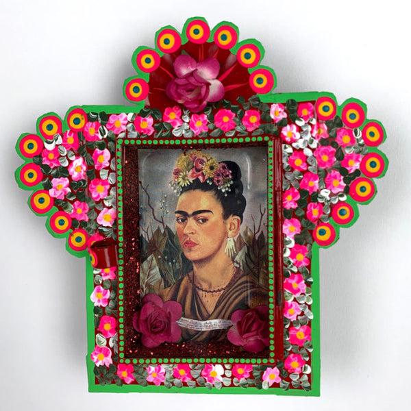 sugar skull Nicho Frida with Glass Door
