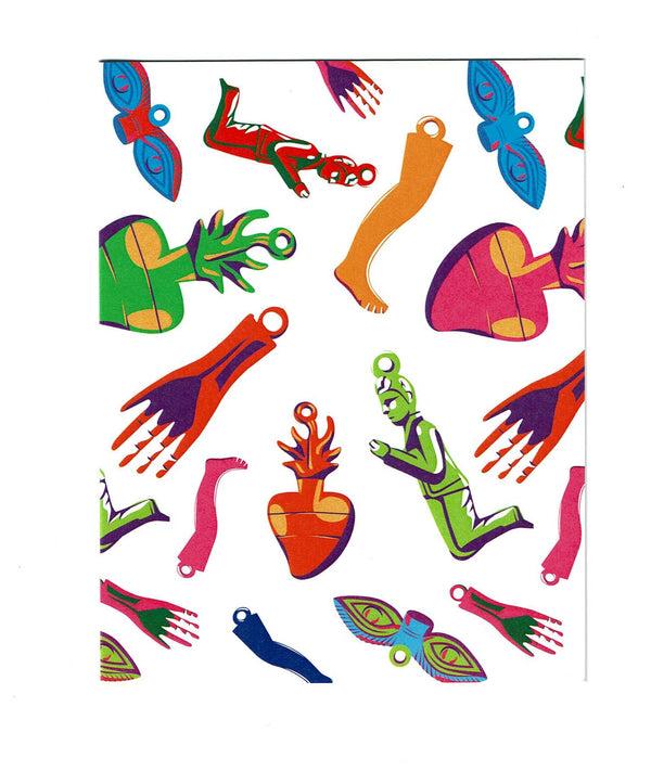 sugar skull Note Card - "Charmed Spanish"