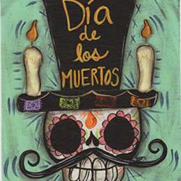 sugar skull Note Card - Día de Muertos Notecard