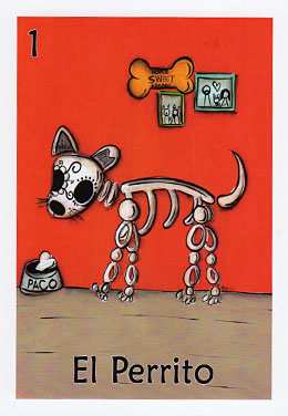 sugar skull Note Card - El Perrito
