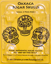 sugar skull Oaxaca Sugar Skull Mold- Small - 2 piece