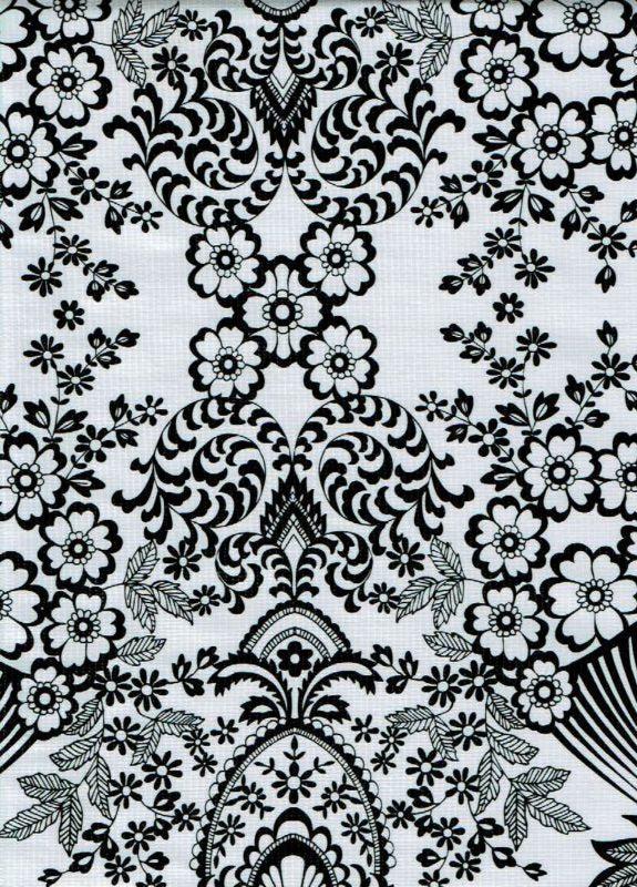 sugar skull Oilcloth Roll - Paradise in Black