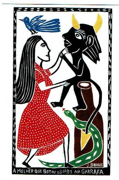 sugar skull Postcard - Dancing with the Devil