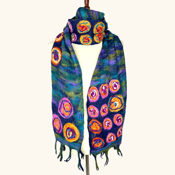 sugar skull Scarf - Monet inspired