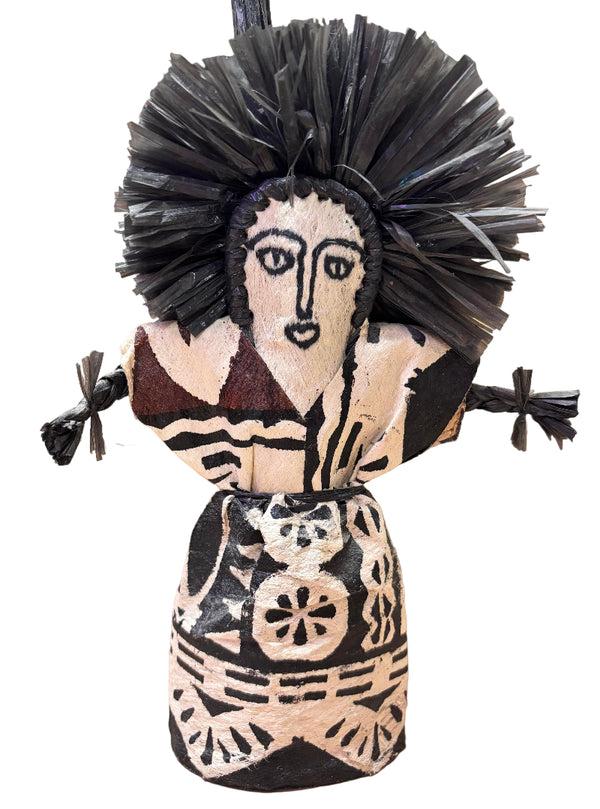 sugar skull Tapa - Fijian Doll