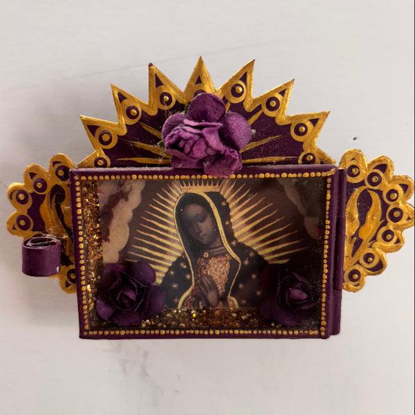 sugar skull Virgin of Guadalupe - Nicho