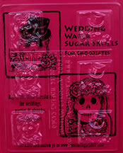sugar skull Wedding Wafer Sugar Skulls for Chocolates Mold