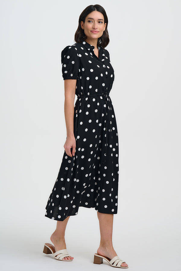 Sugarhill Brighton Cassandra Midi Shirt Dress - Green Concentric Circles
