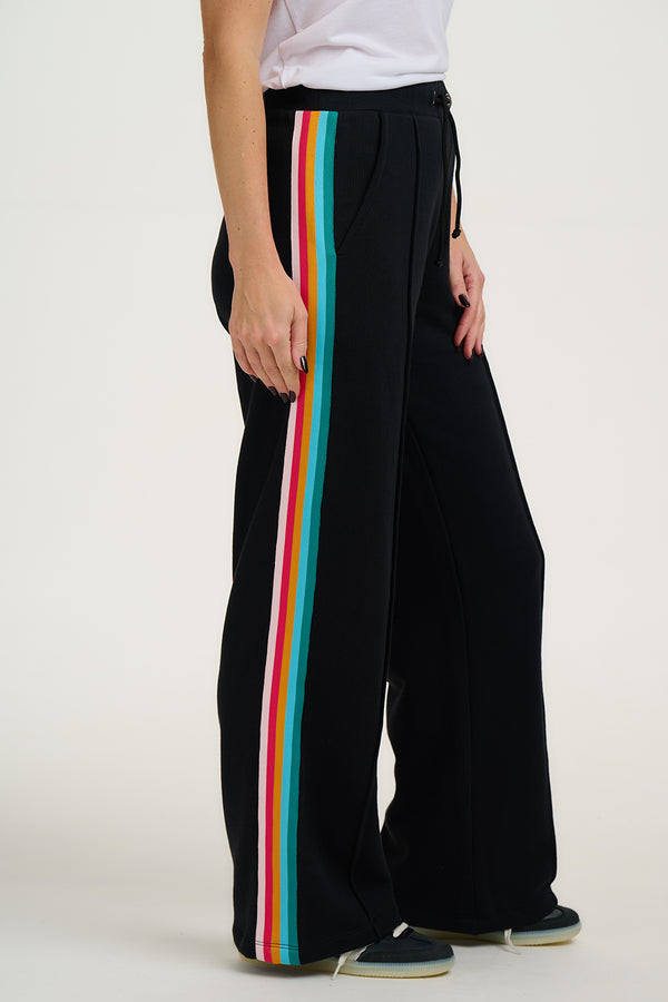sugarhill brighton Enya Joggers - Green Rainbow Stripe