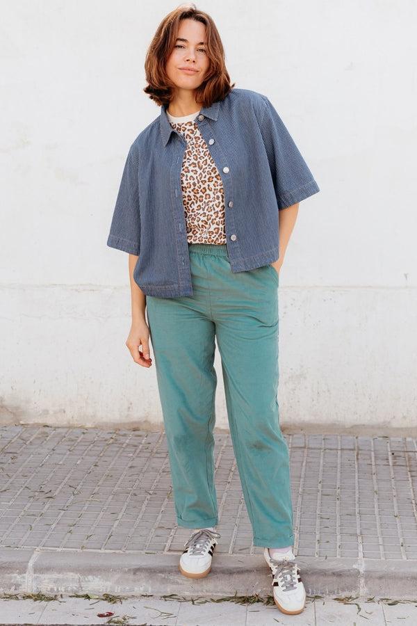 sugarhill brighton Vonnie Trousers - Teal Cord