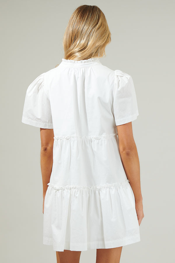 Sugarlips Amelia Tiered Babydoll Short Sleeve Dress