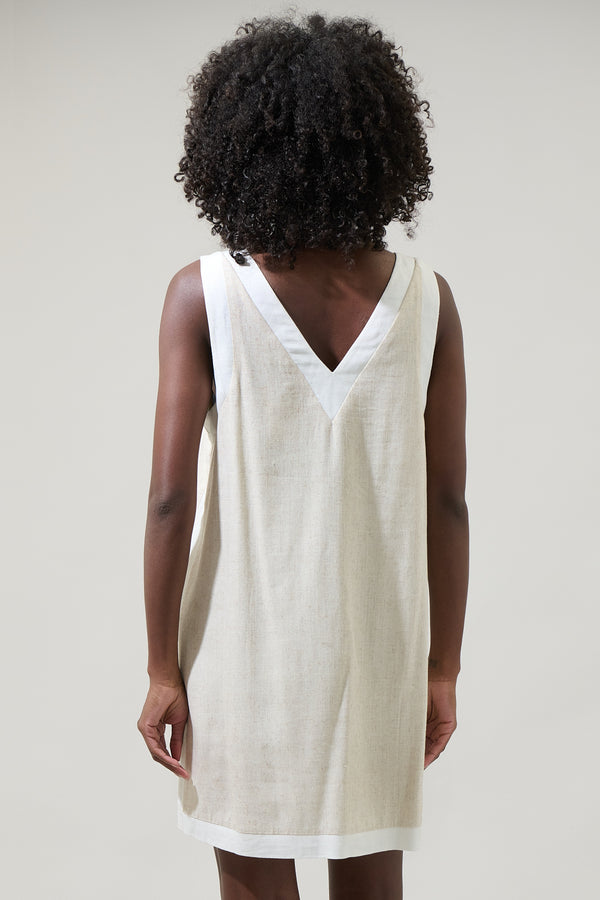 Sugarlips Analorra Color Block Sleeveless Mini Dress