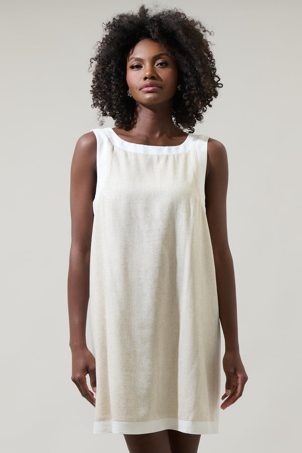 sugarlips Analorra Color Block Sleeveless Mini Dress