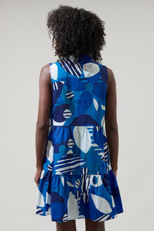 Sugarlips Beatty Geometric Gemmely Shift Mini Dress
