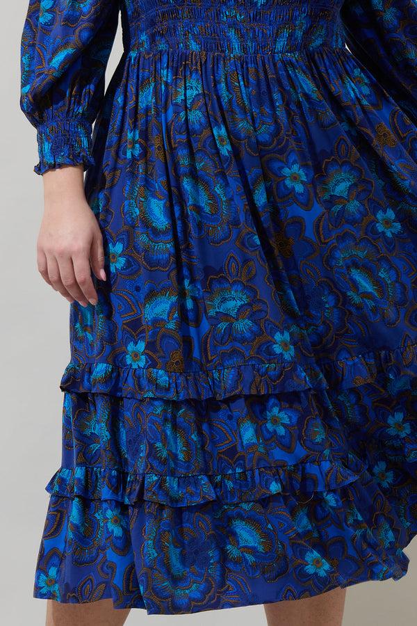 Sugarlips Bluford Floral Ludlow Smocked Maxi Dress Curve
