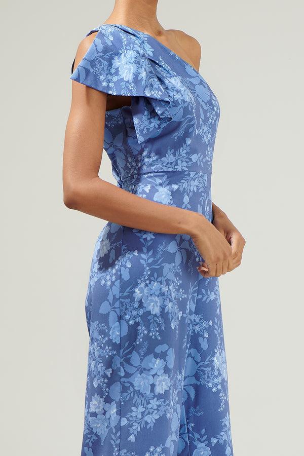 Sugarlips Borage Floral Villa One Shoulder Jumpsuit