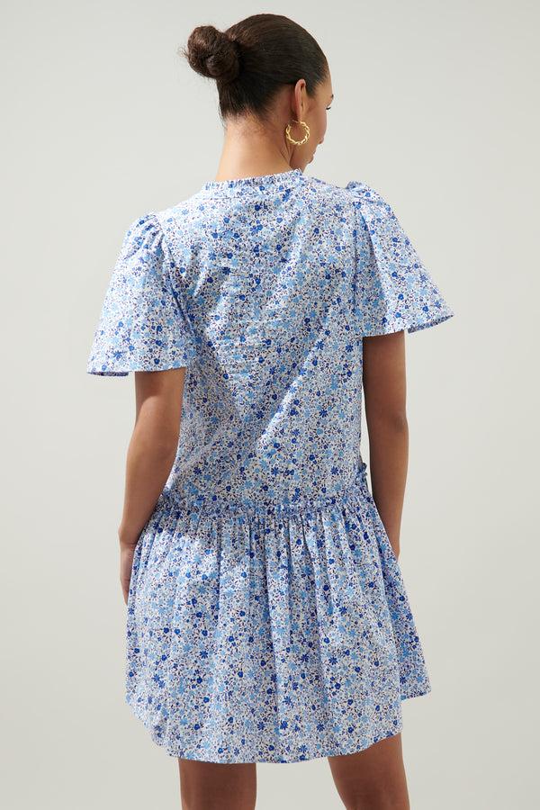 Sugarlips Carmine Floral Rock A By Trapeze Mini Dress