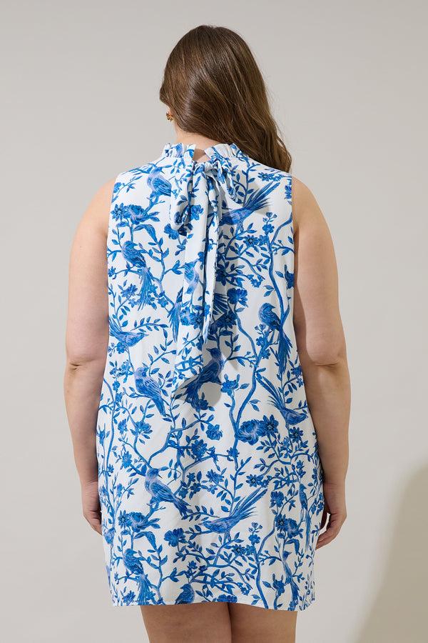 Sugarlips Ciela Floral Benson Trapeze Mini Dress Curve