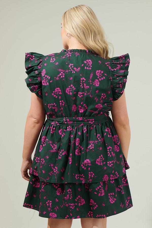 Sugarlips Close To You Marisol Tiered Mini Dress Curve
