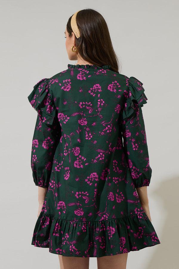 Sugarlips Close To You Sammy Ruffle Drop Waist Dress