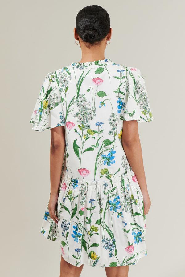 Sugarlips Clove Garden Floral Rock A By Trapeze Mini Dress