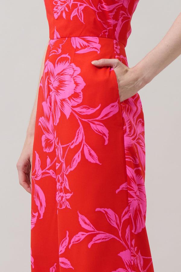 Sugarlips Darline Floral After Hours Halter Jumpsuit