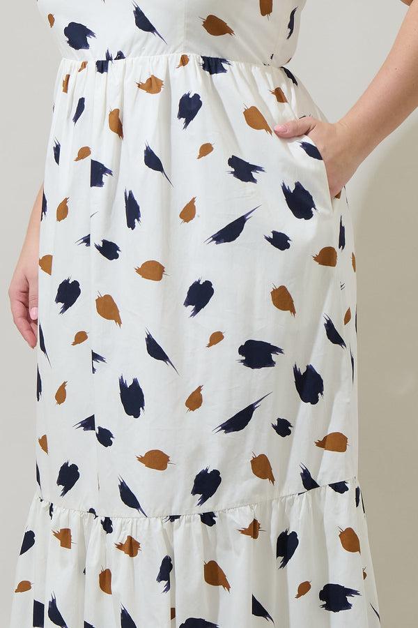 Sugarlips Devania Brush Cabana Flowy Maxi Dress Curve