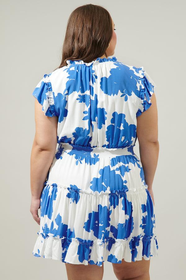 Sugarlips Don't Be Shy Toledo Tiered Mini Dress Curve