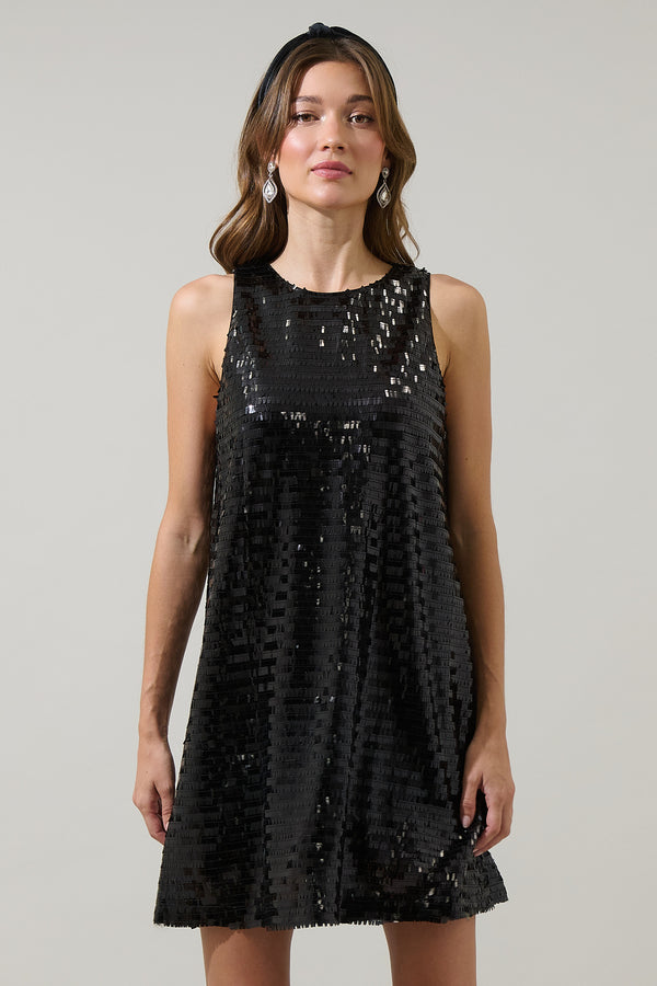 sugarlips Eliora Liviana Sequin Sleeveless Mini Dress
