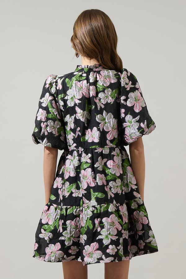 Sugarlips Elsinore Floral Jacey Babydoll Mini Dress