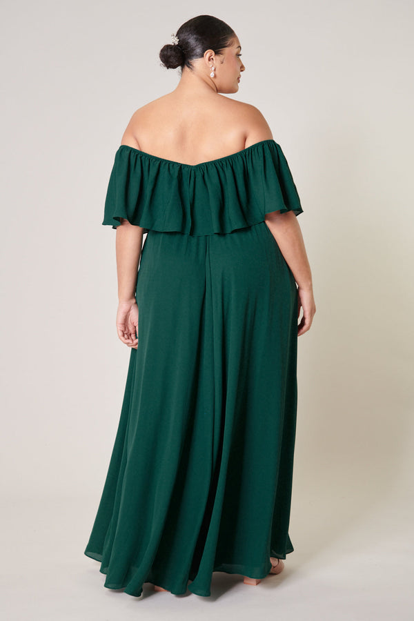 Sugarlips Enamored Off The Shoulder Ruffle Dress Curve