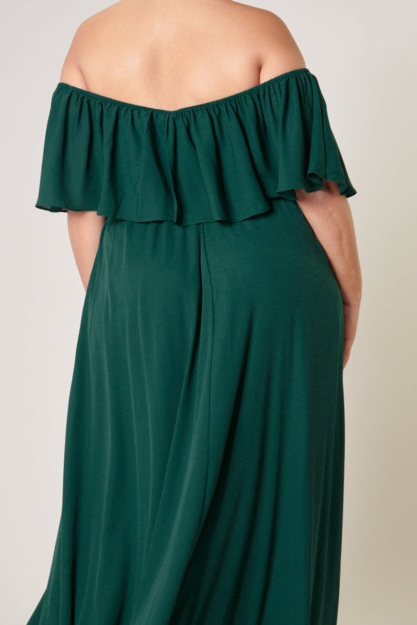 Sugarlips Enamored Off The Shoulder Ruffle Dress Curve
