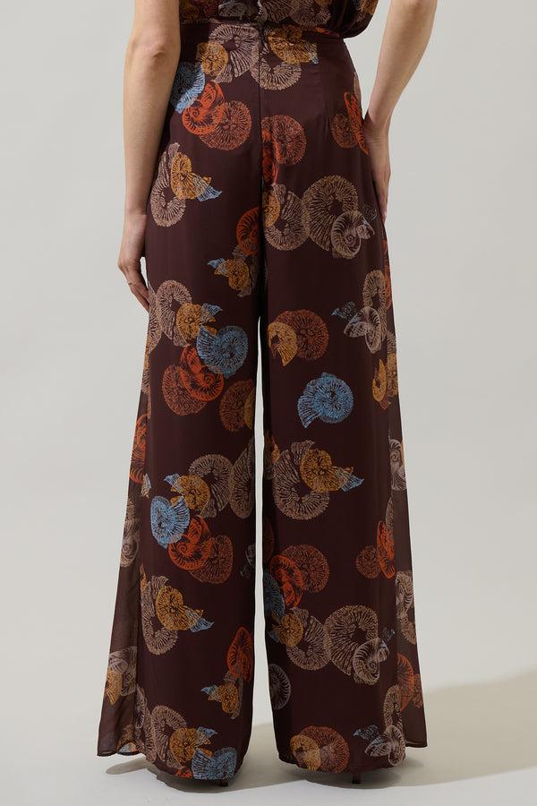 Sugarlips Estelle Shell Nature High Waist Wrap Pants