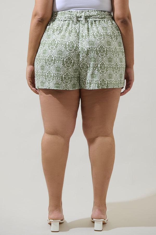 Sugarlips Estrada Floral Zaferia Bermuda Shorts Curve