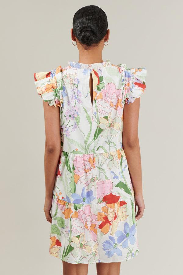 Sugarlips Juliet Floral Garden Lauren Shift Mini Dress