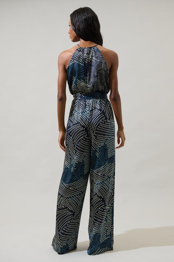 Sugarlips Kirby Geometric Lighthearted Trapeze Jumpsuit