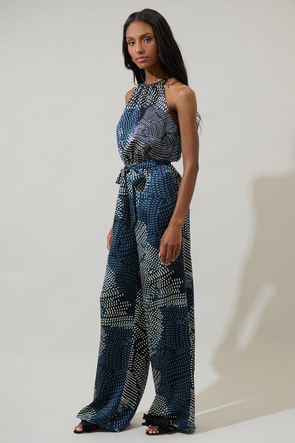 Sugarlips Kirby Geometric Lighthearted Trapeze Jumpsuit