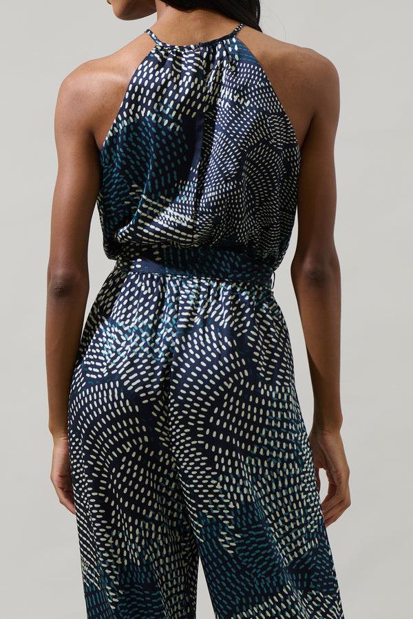 Sugarlips Kirby Geometric Lighthearted Trapeze Jumpsuit