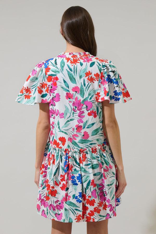 Sugarlips Kivia Blossom Rock A By Trapeze Mini Dress