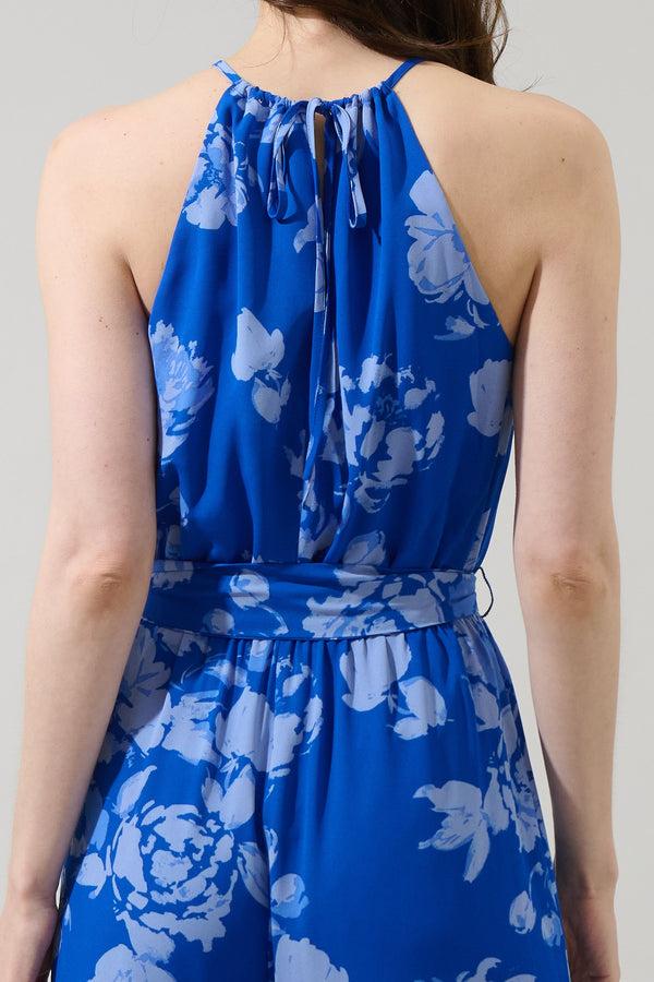 Sugarlips Lilith Floral Lighthearted Trapeze Jumpsuit