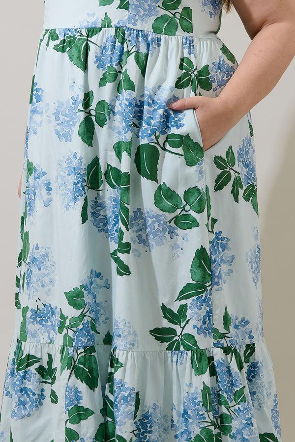 Sugarlips Mirla Floral Krisy Sleeveless Maxi Dress Curve