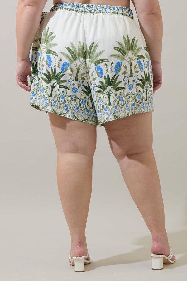Sugarlips Senara Floral Levie Wrap Mini Skort Curve
