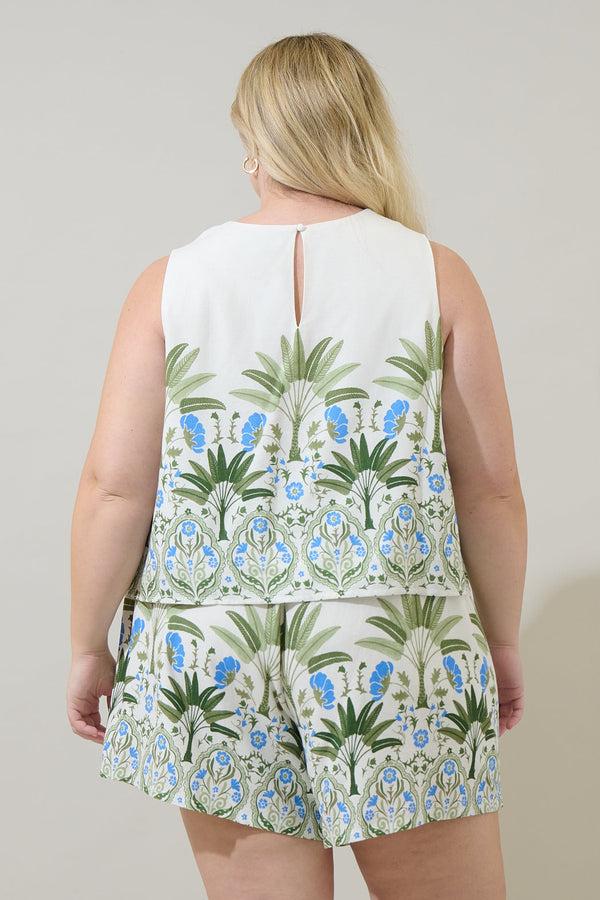 Sugarlips Senara Floral Lisha Sleeveless Tank Top Curve