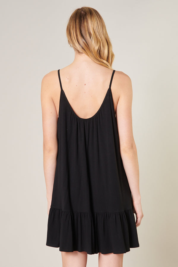 Sugarlips Sicily Trapeze Mini Tank Jersey Knit Dress