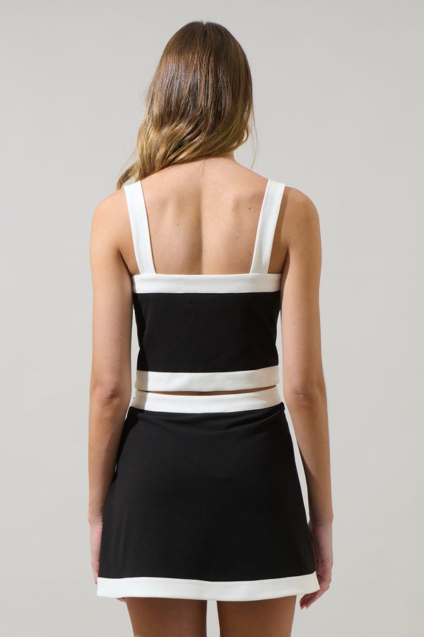 Sugarlips Addilyn Color Block Crop Top